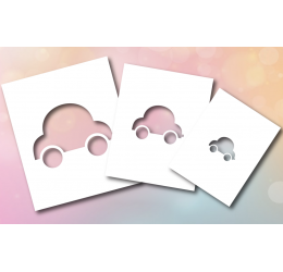 Szablon malarski samoloty