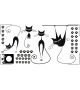 Szablon malarski koty