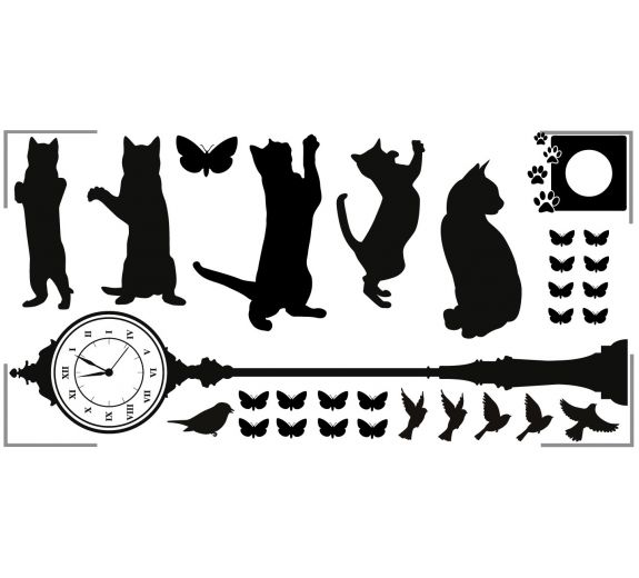 Szablon malarski koty