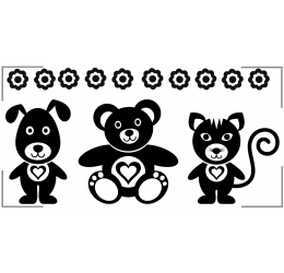 Szablon malarski misie