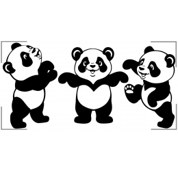 Szablon malarski misie