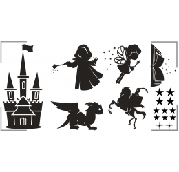 Szablon malarski zwierzaki