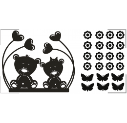 Szablon malarski misie