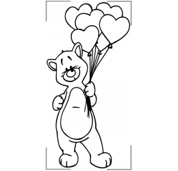 Szablon malarski misie