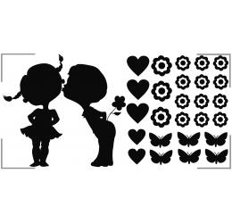 Szablon malarski uroczy miś