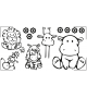 Szablon malarski zwierzaki