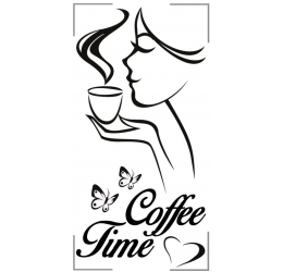 Szablon malarski I LOVE COFFEE