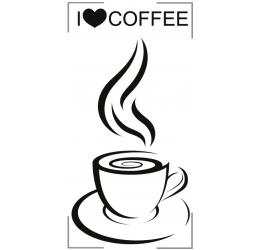 Szablon malarski I LOVE COOK