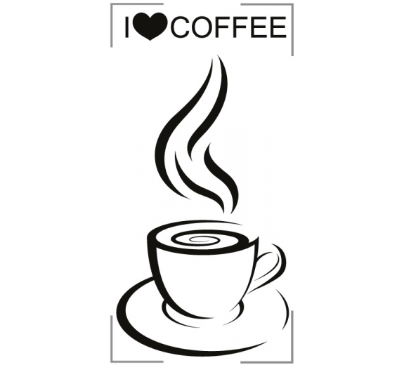 Szablon malarski I LOVE COOK