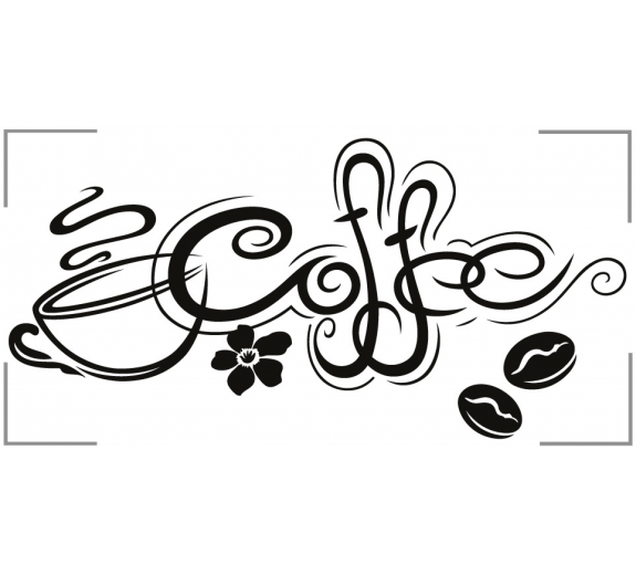 Szablon malarski trzy filiżanki