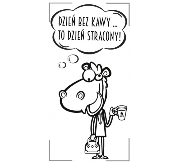 Szablon malarski tea time