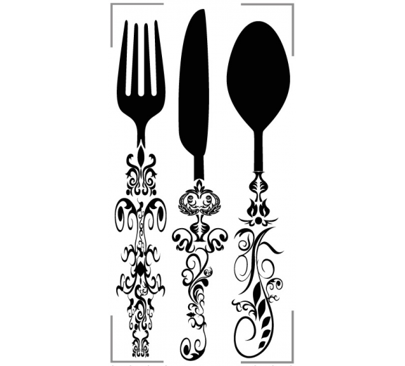 Szablon malarski Kitchen is...