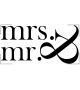 Szablon malarski Mr&Mrs