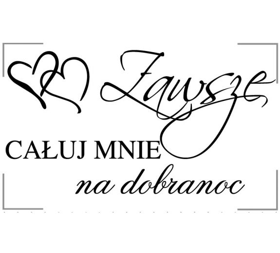 Szablon malarski Mr&Mrs