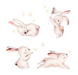 Króliczki w parasolce