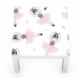 Naklejka na stolik piłka