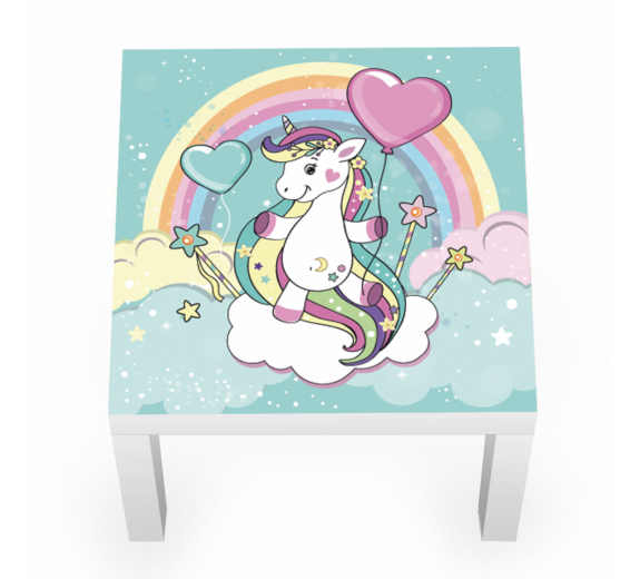 Naklejka na stolik lody