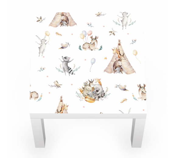 Naklejka na stolik lody