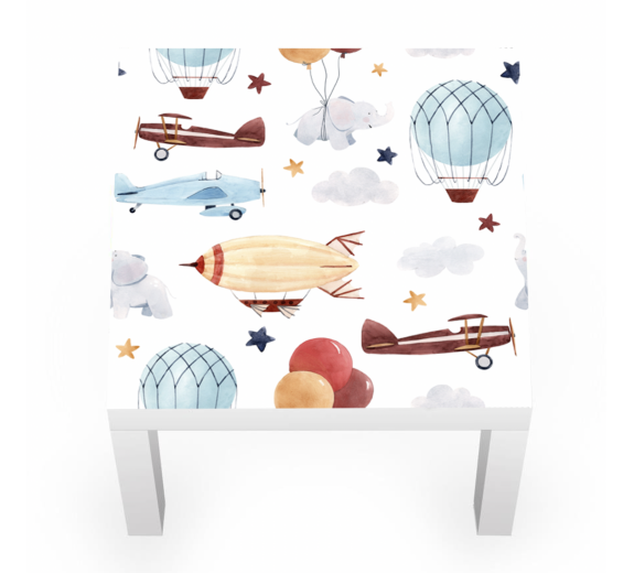 Naklejka na stolik las