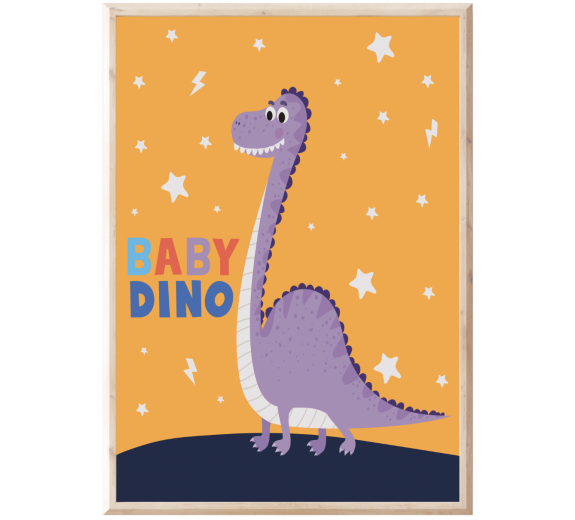 Plakat dinozaur