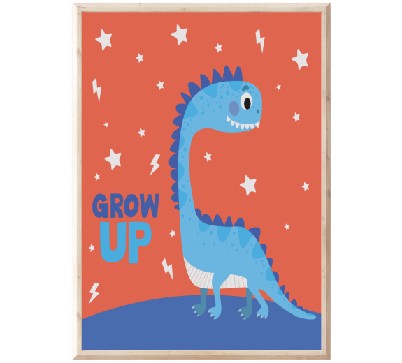 Plakat dinozaur