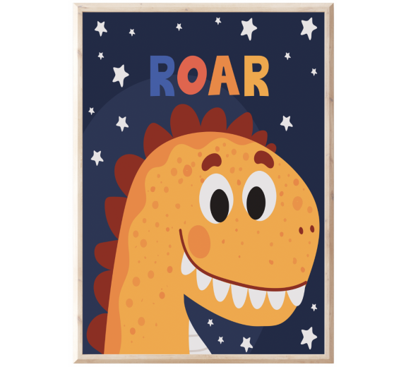 Plakat dinozaur