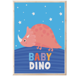 Plakat dinozaur
