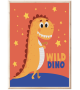 Plakat dinozaur