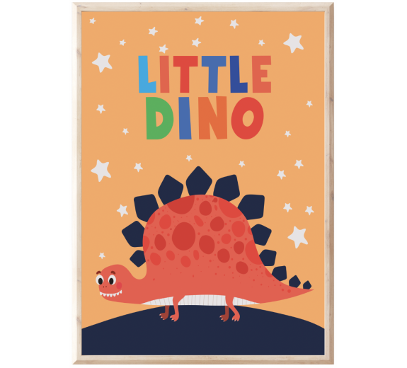 Plakat dinozaur