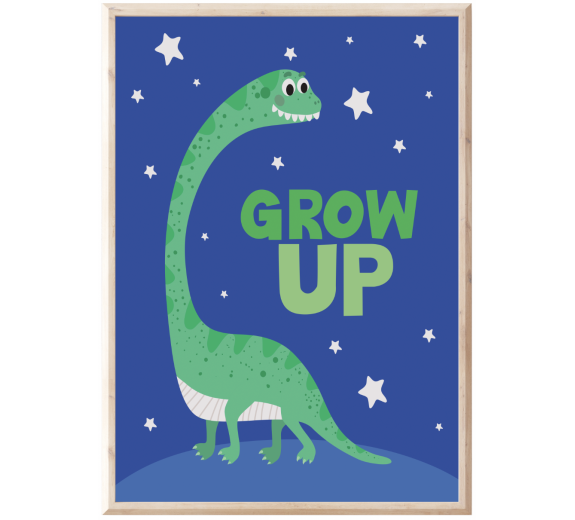 Plakat dinozaur