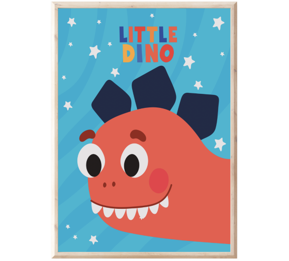 Plakat dinozaur