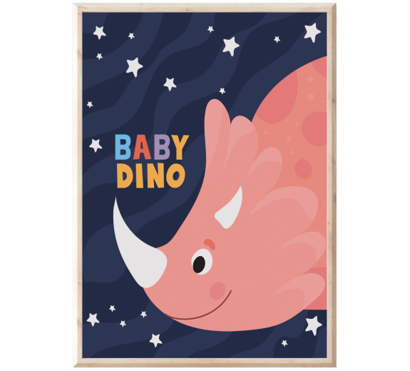 Plakat dinozaur