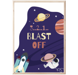 Plakat rakieta