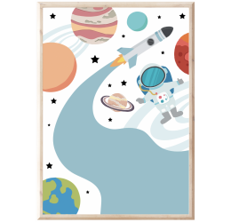 Plakat kosmos