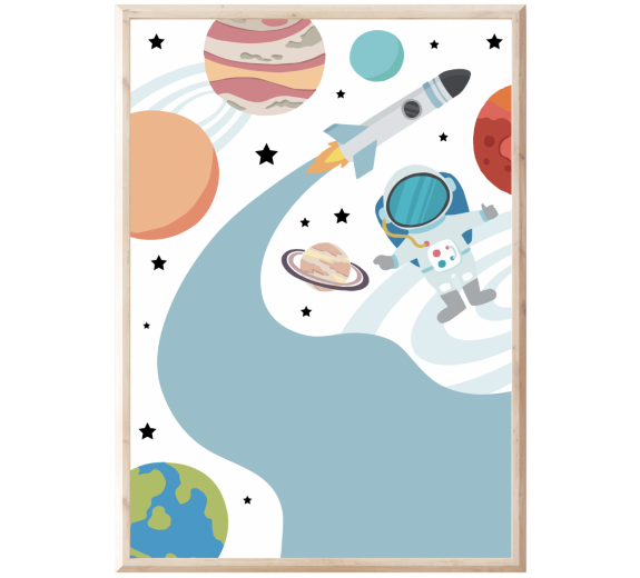 Plakat kosmos