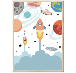 Plakat kosmos