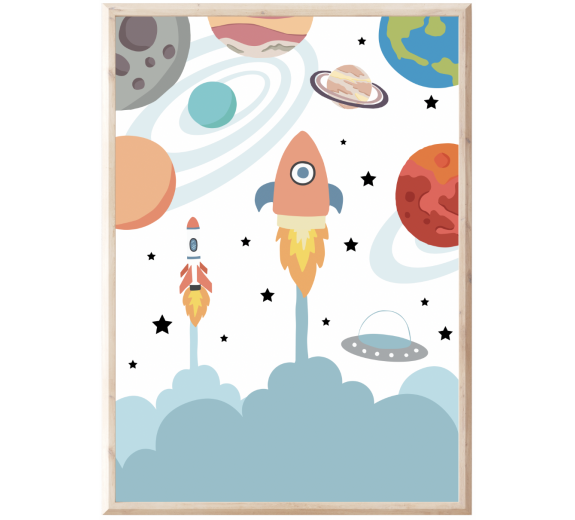 Plakat kosmos