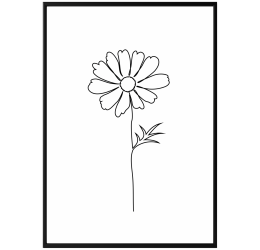 Plakat kwiat
