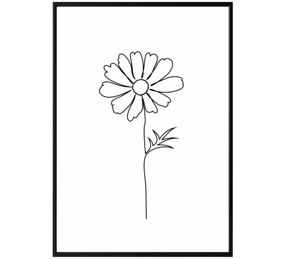 Plakat kwiat