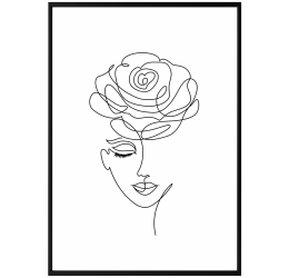 Plakat kobieta