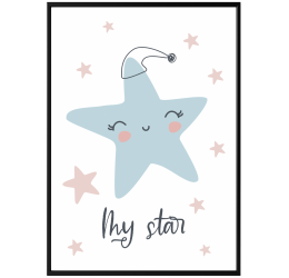 Plakat gwiazdka