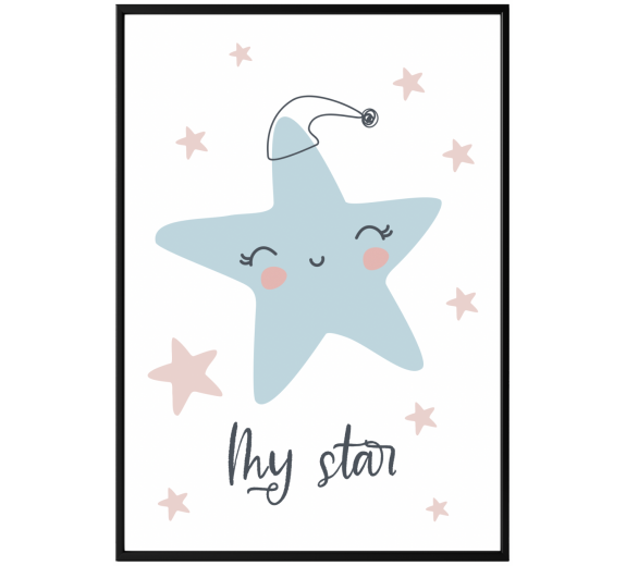 Plakat gwiazdka