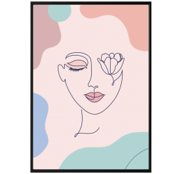 Plakat kobieta
