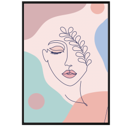 Plakat kobieta