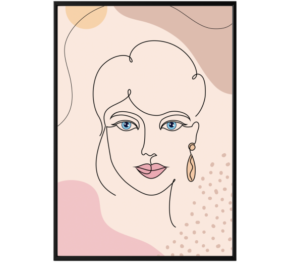 Plakat kobieta