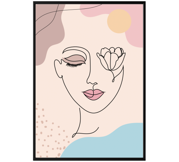 Plakat kobieta