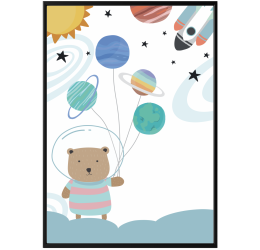 Plakat kosmos