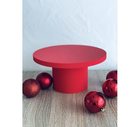 Patera do tortów czerwona